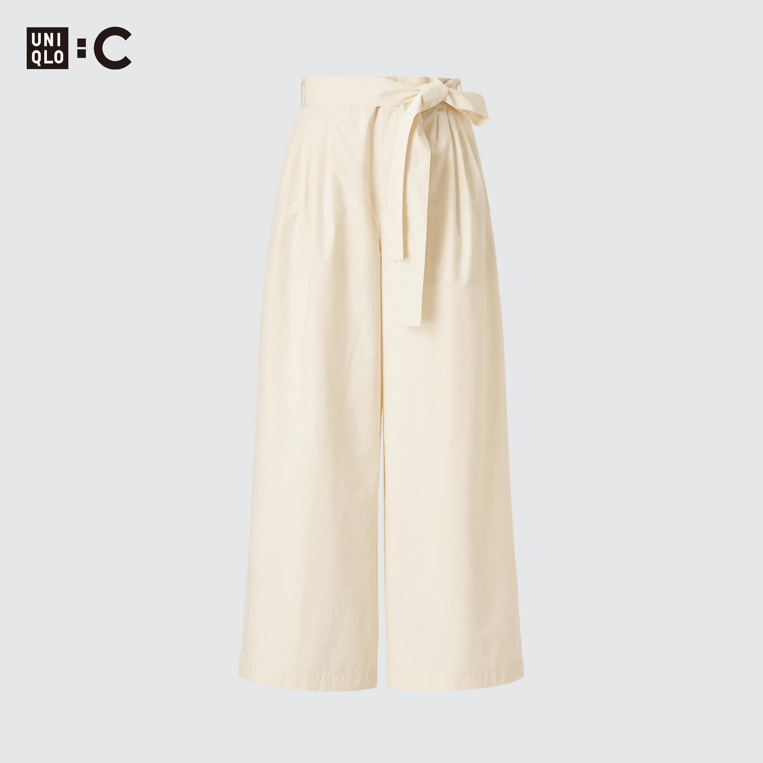 

Брюки UNIQLO до щиколотки, бежевый