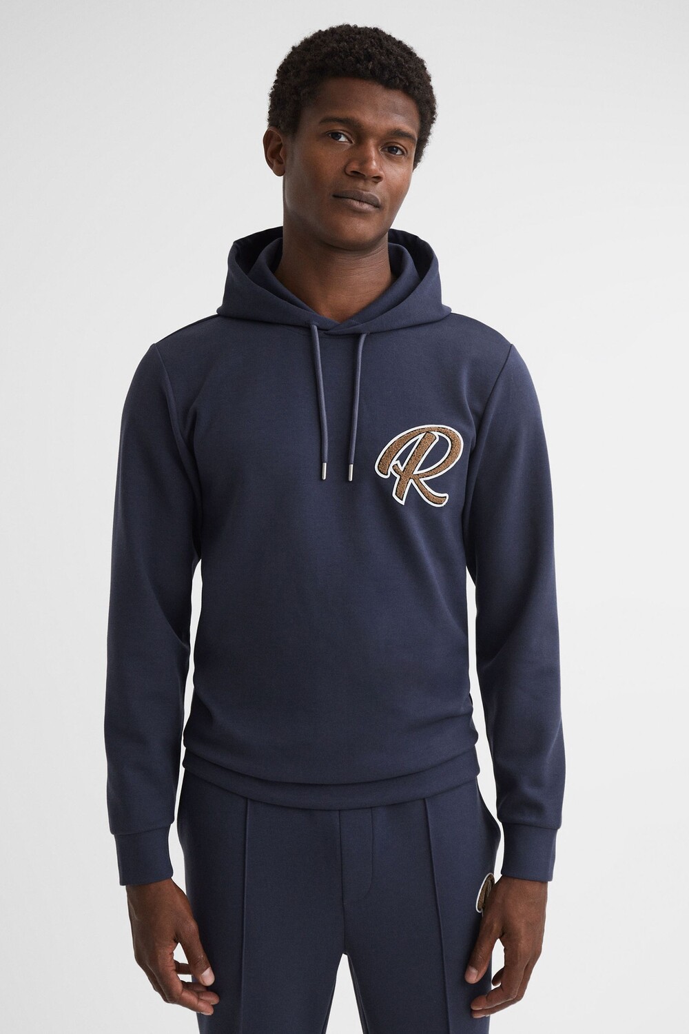 

Худи Fabien R Loungewear Reiss, синий