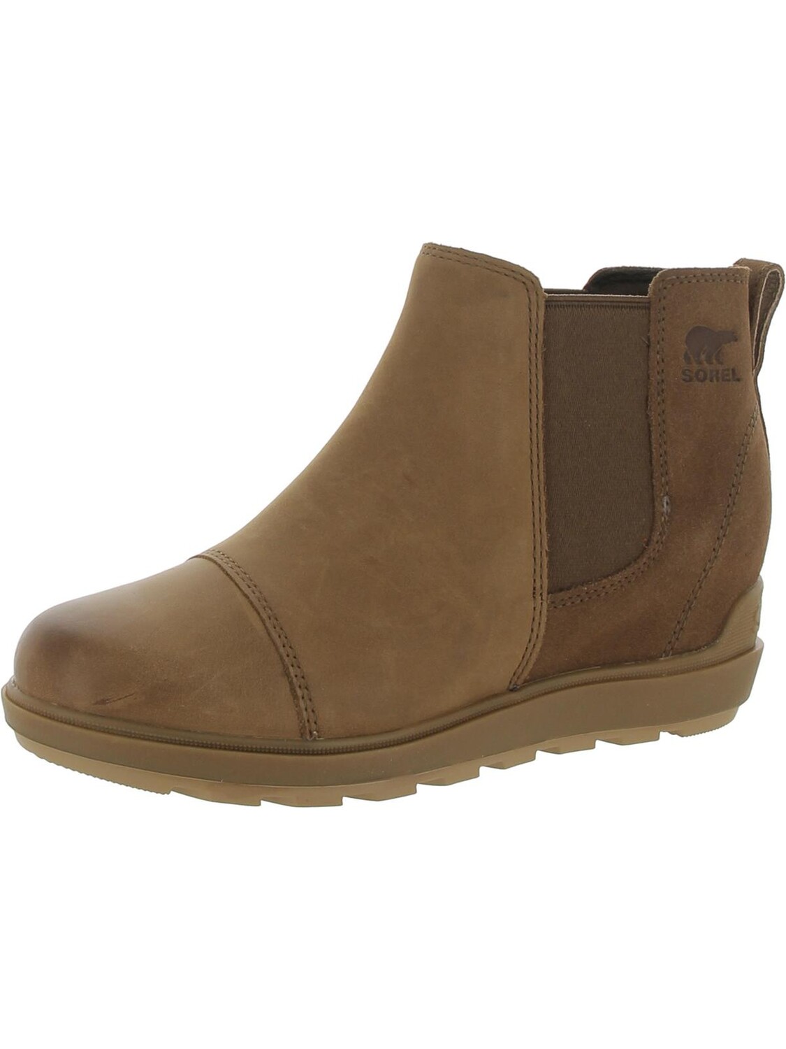 

Женские кожаные ботинки челси Evie II без застежек Sorel, цвет Taffy/Gum 2