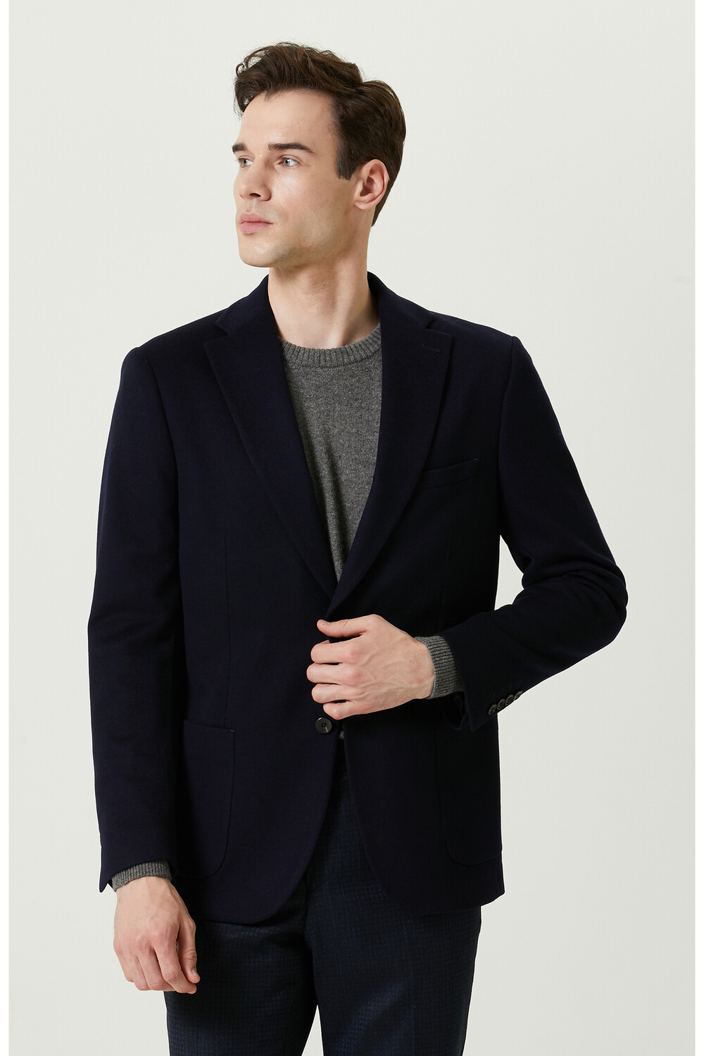 

Лимитированная темно-синяя куртка Loro Piana Cashmere Network, темно-синий