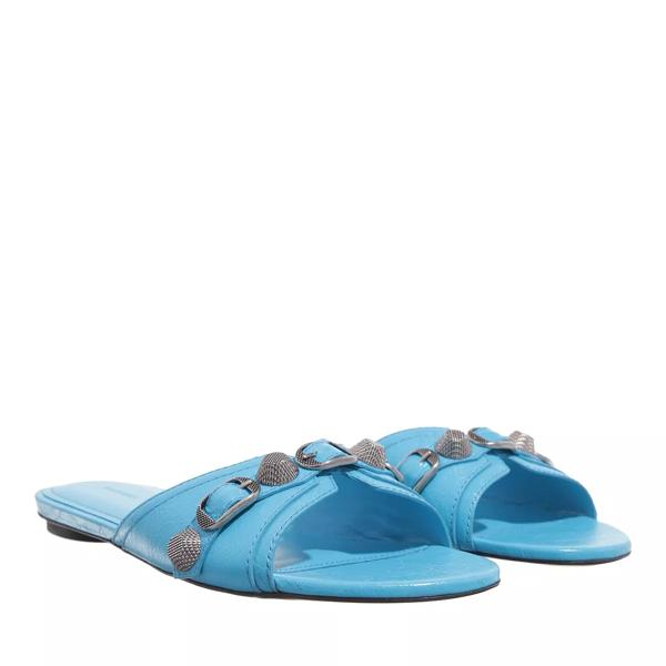 Сандалии cagole sandals Balenciaga, синий сандалии balenciaga cagole sandals белый