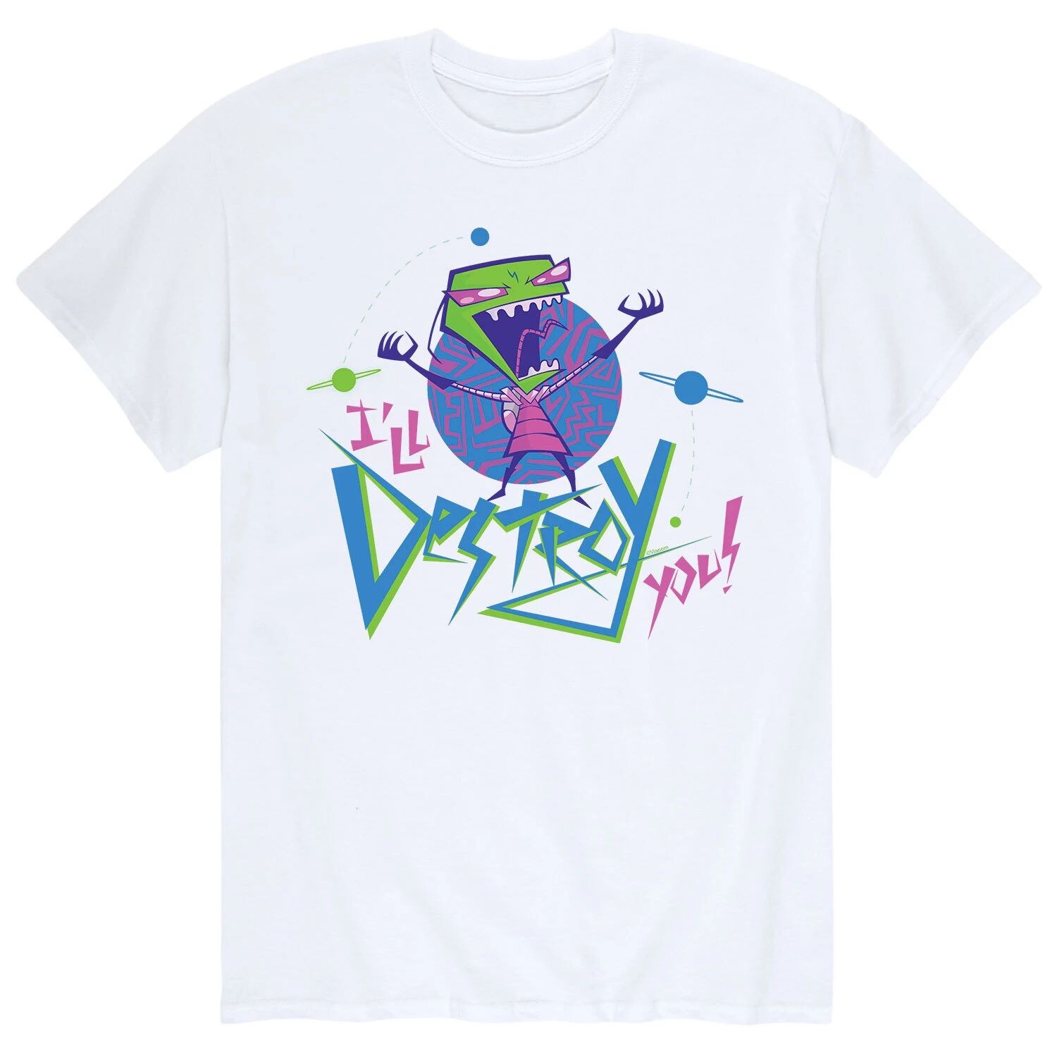 

Мужская футболка Invader Zim 90-х годов Zim Licensed Character