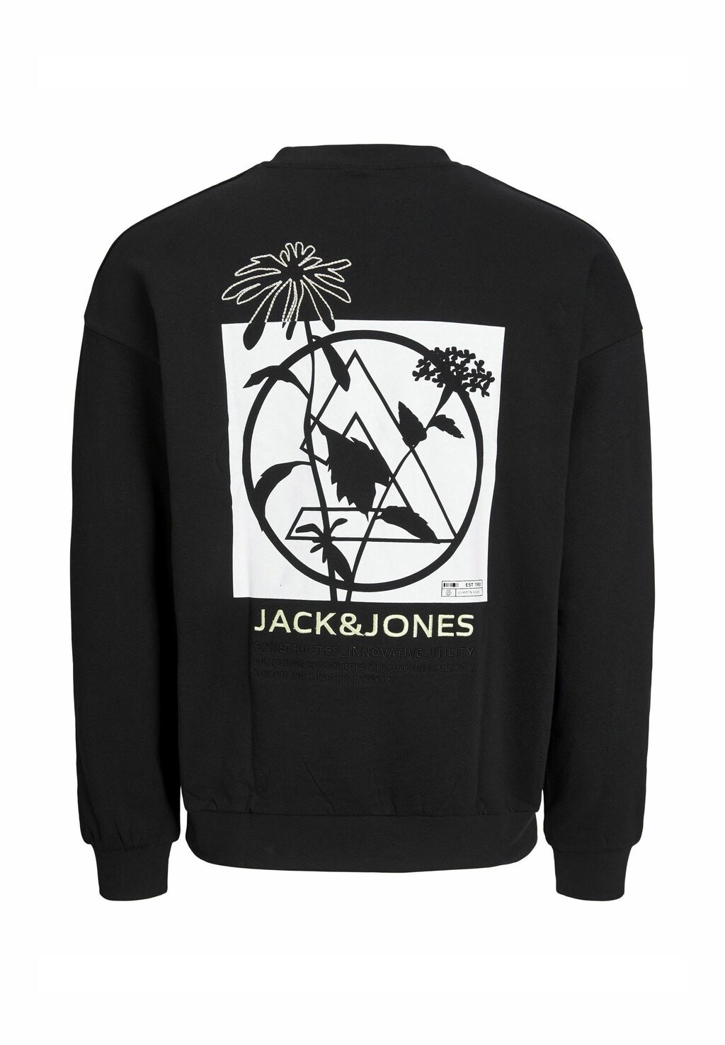 

Толстовка Mit Rundhals Gedruckt Jack & Jones, черный