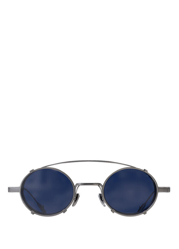 

Серебряные солнцезащитные очки x1,2 Philippe V., синий