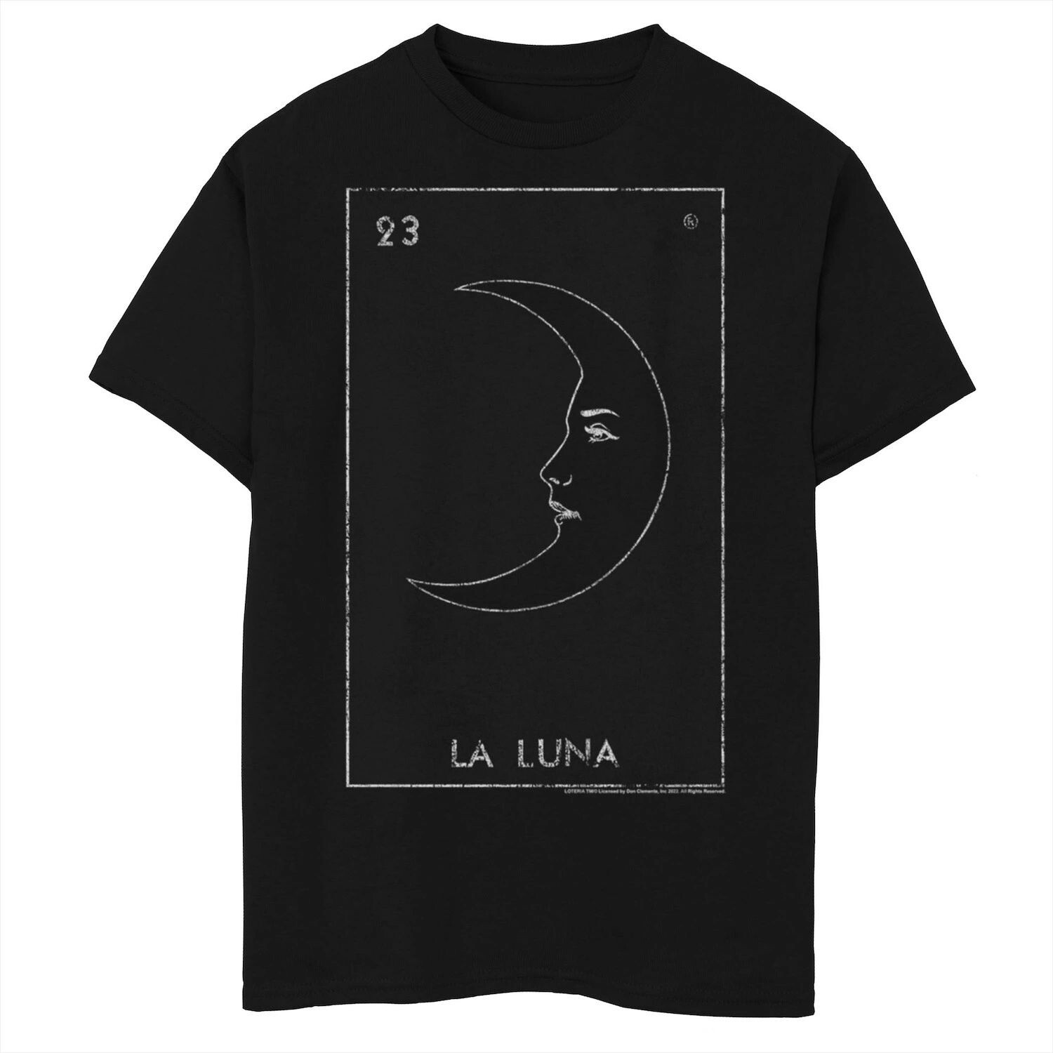 

Футболка с плакатом и графическим рисунком Lotería La Luna для мальчиков 8–20 лет Licensed Character