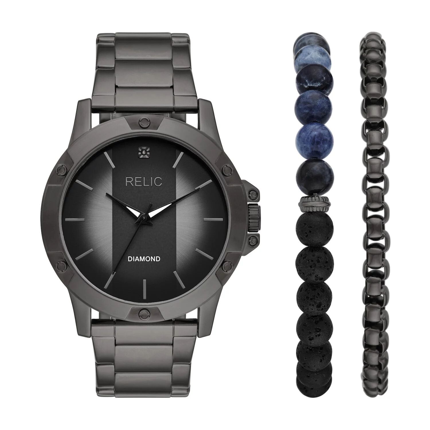 

Мужской комплект часов Rylan Gunmetal Tone Relic by Fossil