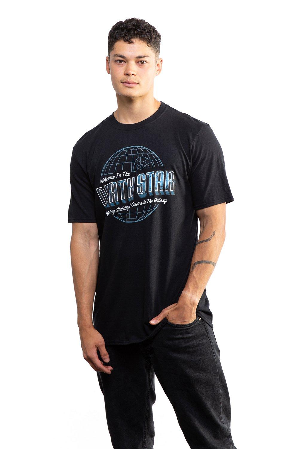цена Хлопковая футболка «Добро пожаловать в Звезду Смерти» Star Wars, черный