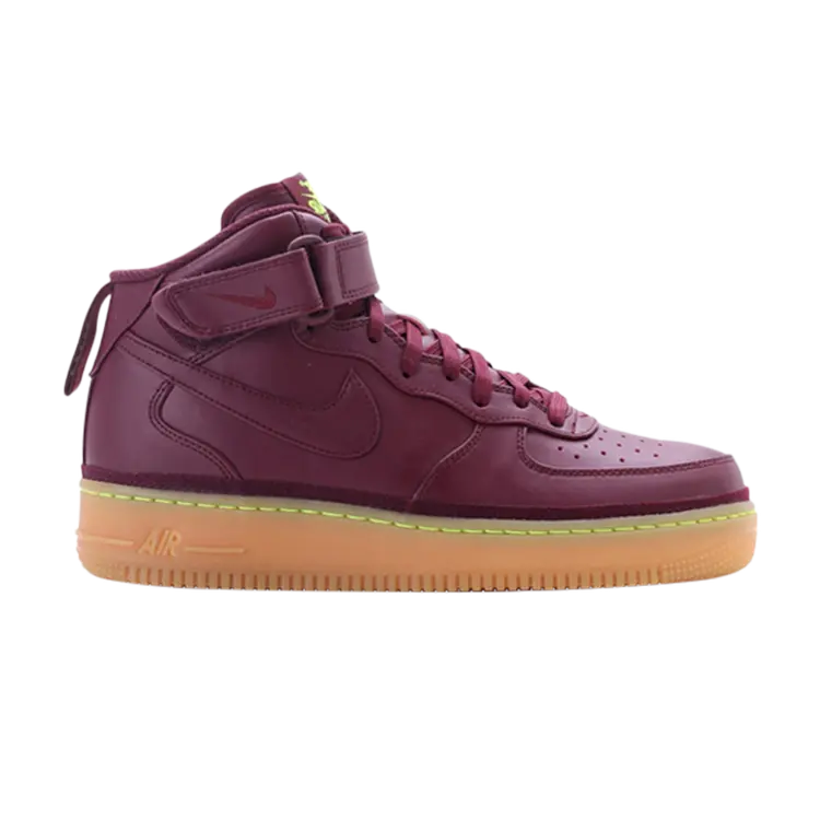 

Кроссовки Nike Air Force 1 '07 Mid LV8 'Night Maroon', красный