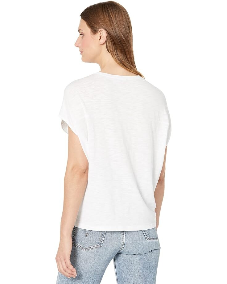 

Топ Lilla P Flame Modal Oversized Cocoon Top, белый