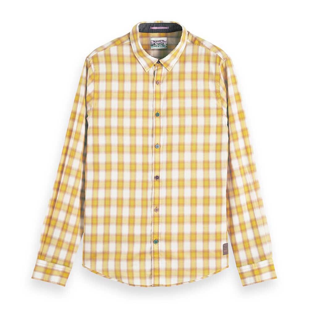 

Рубашка с длинным рукавом Scotch & Soda Slim Fit Checked, желтый