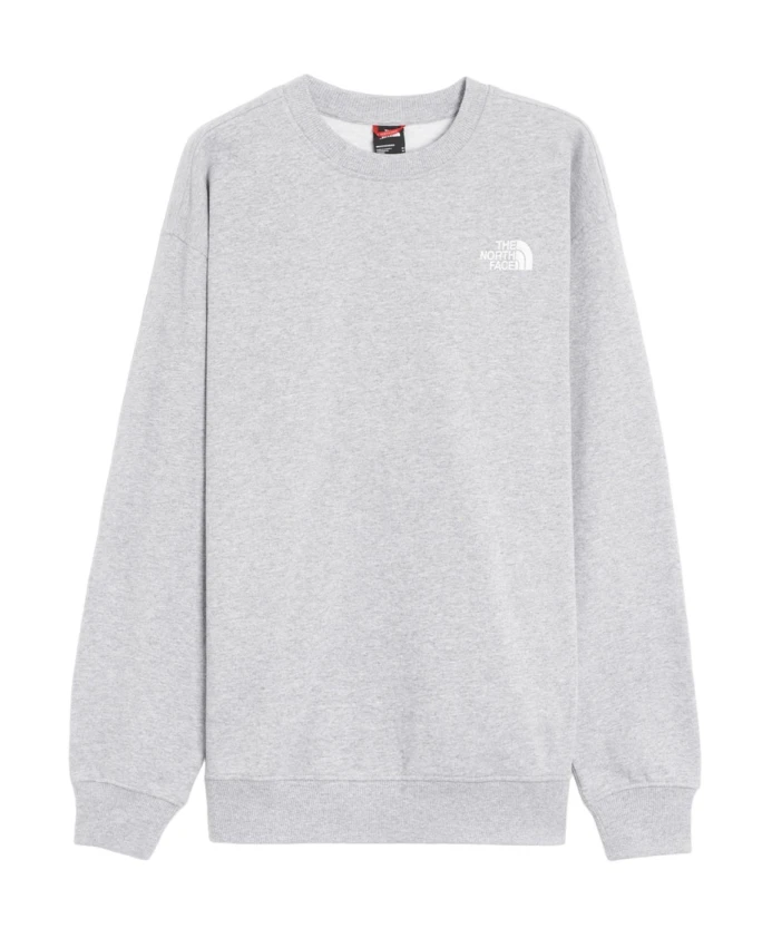 

Толстовка Crew в строгом стиле The North Face, серый