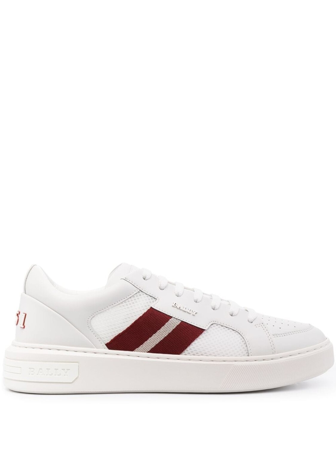 

Bally кеды с контрастными полосками, белый