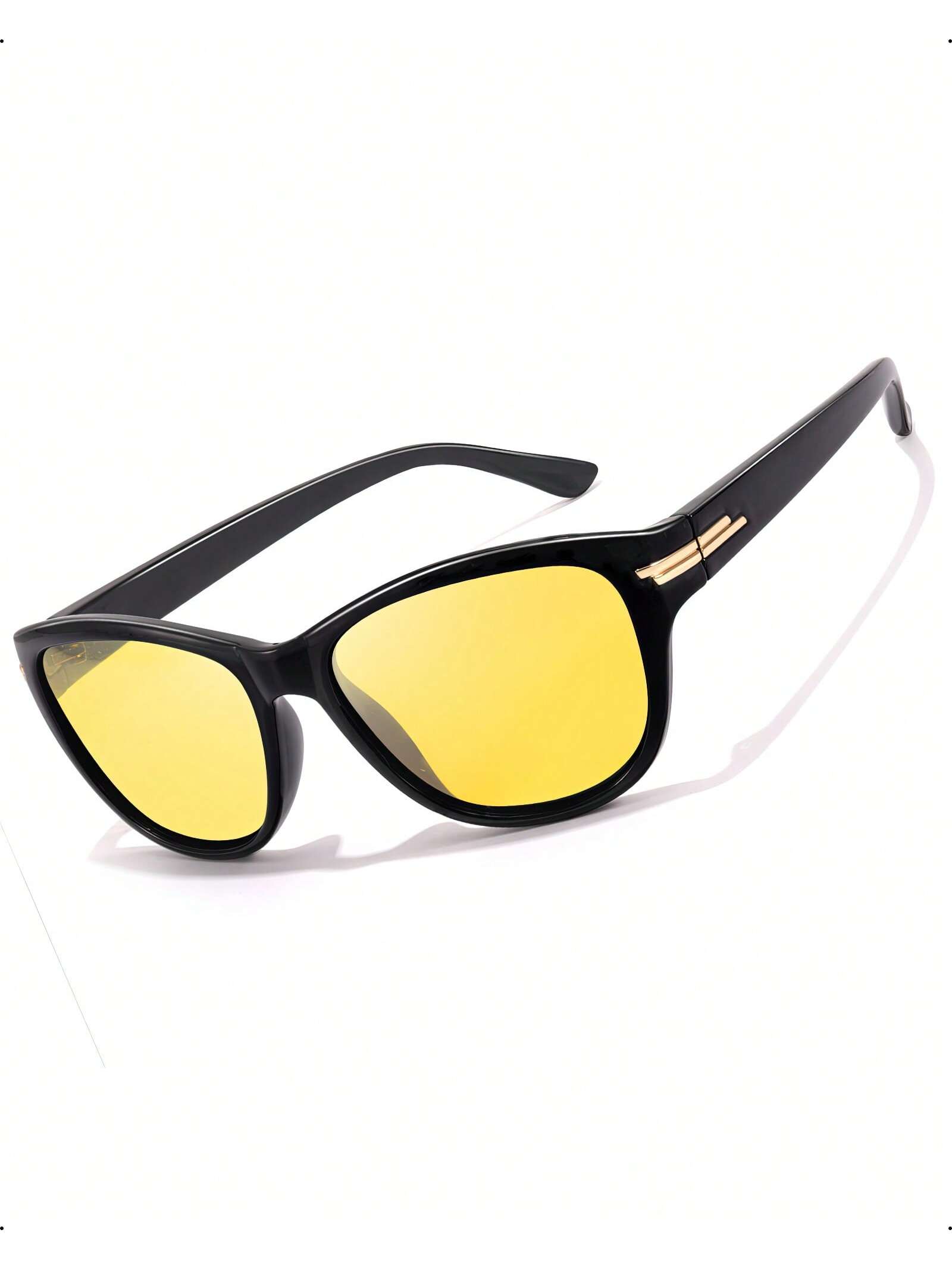 цена LVIOE 1 пара очков для ночного вождения для женщин и мужчин антибликовые поляризационные желтые очки ночного видения для ночного времени LN2317