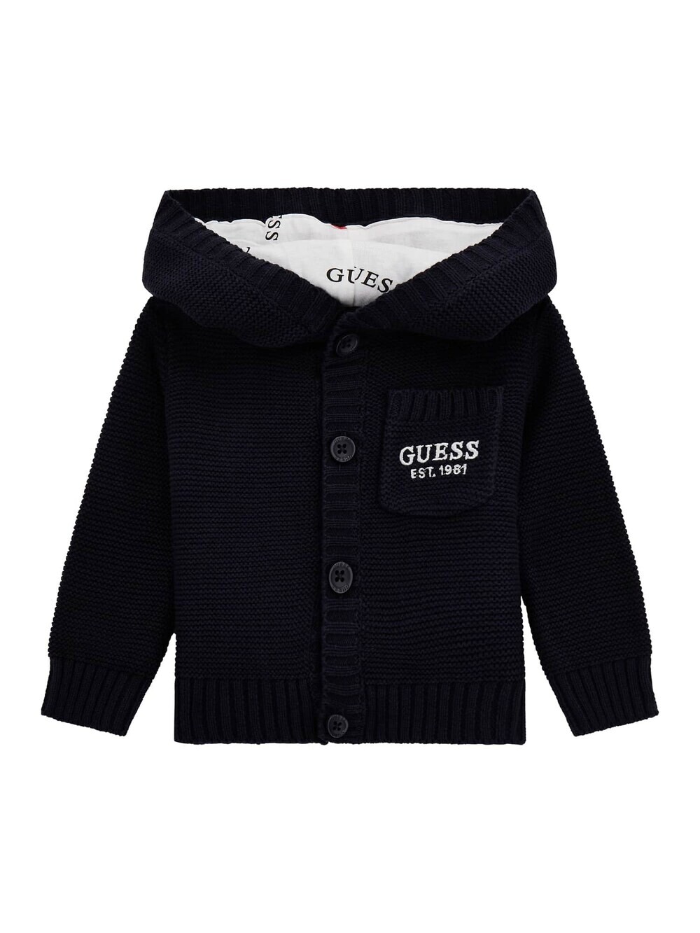 

Вязаный кардиган Guess, морской синий