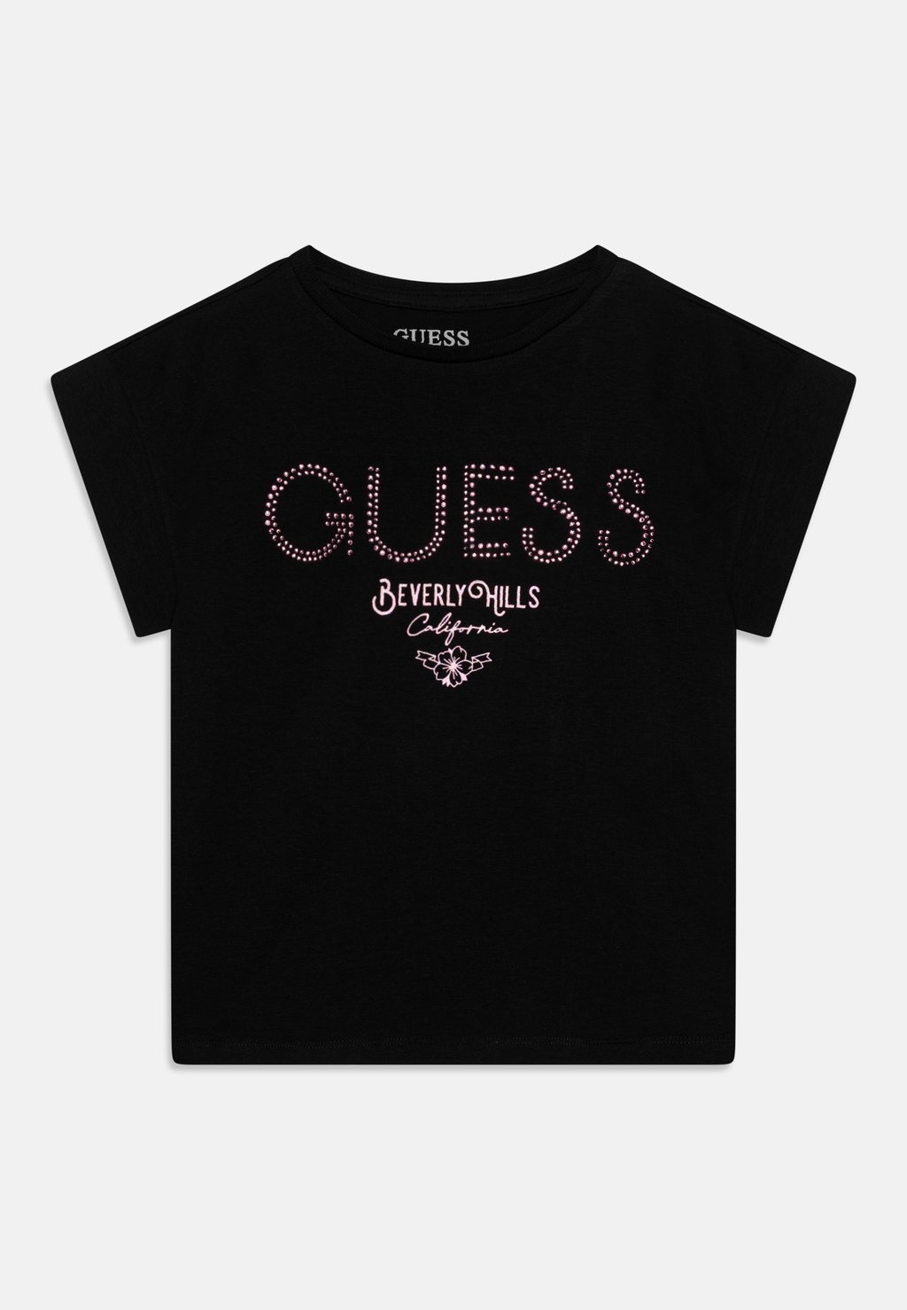 

Футболка с принтом Junior Guess, цвет jet black