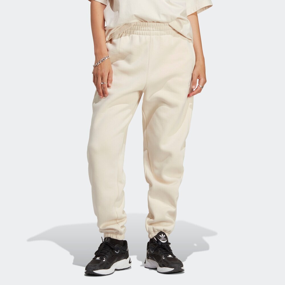 

Зауженные брюки Adidas Essentials Fleece, бежевый