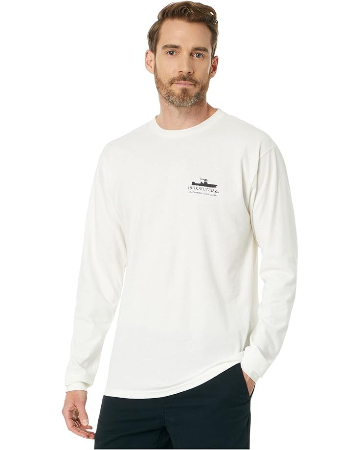 

Футболка с длинным рукавом Quiksilver Waterman Power Trip Long Sleeve Tee, цвет Snow White