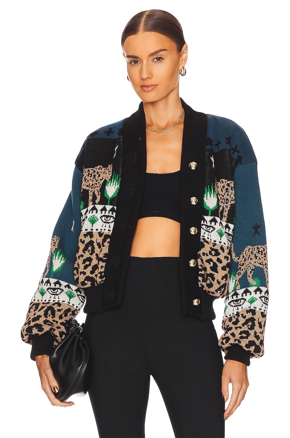 

Куртка Hayley Menzies Bomber, цвет Leopardess Navy