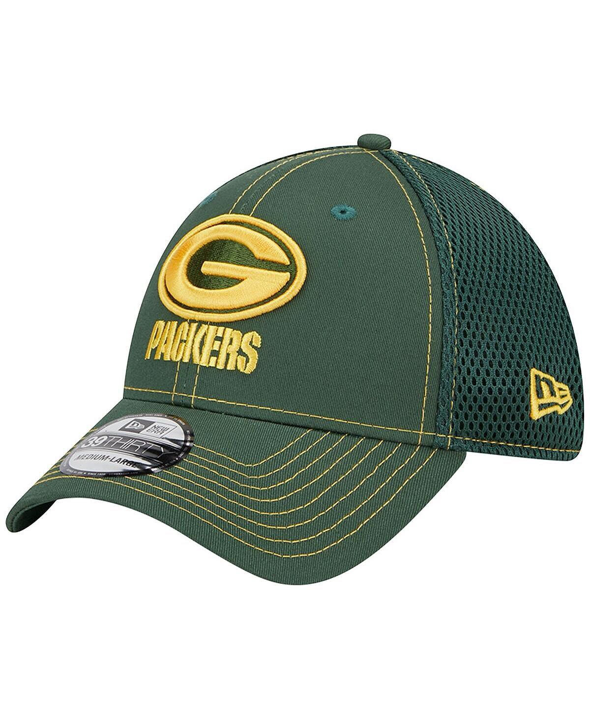 

Мужская зеленая кепка Green Bay Packers Team Neo Pop 39THIRTY Flex Hat New Era
