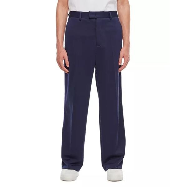 

Брюки straight fit trousers Msgm, синий