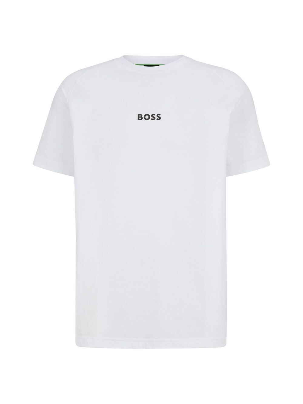 

Футболка из хлопкового джерси с изображением и логотипами BOSS, белый
