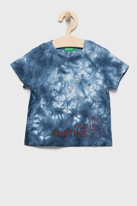 

Хлопковая футболка для детей United Colors of Benetton, синий