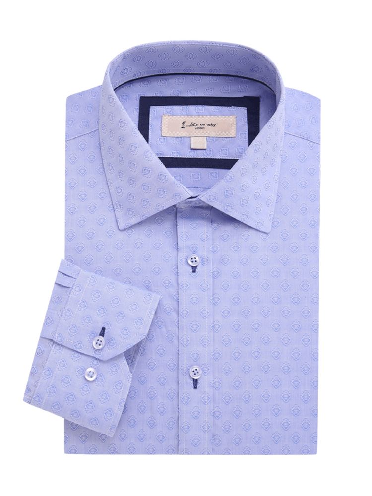Фактурная классическая рубашка 1 Like No Other, синий наручные часы flik flak like no otter
