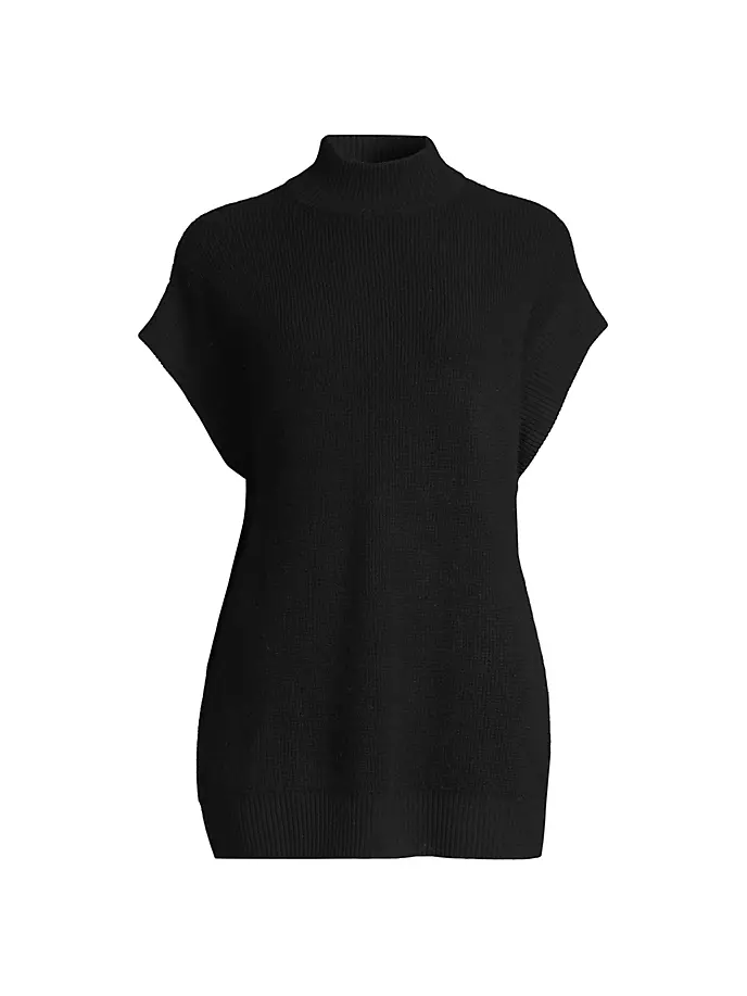 

Свитер с воротником из кашемира Honey Honey Crush Cashmere, черный