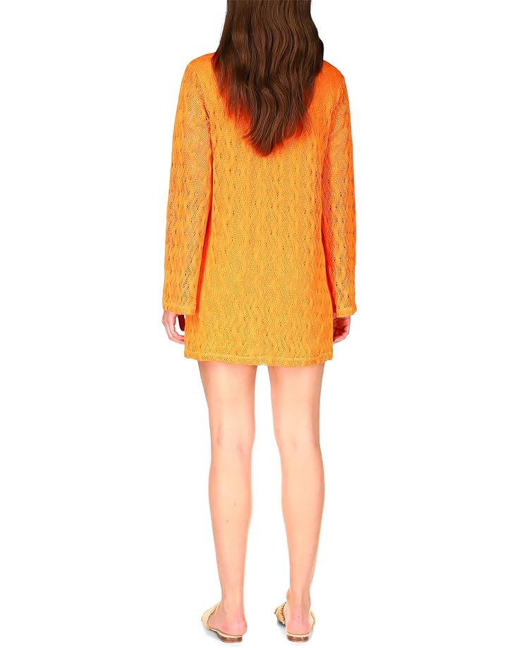 цена Платье Sanctuary Crochet Beach Days Dress, цвет Tangerine