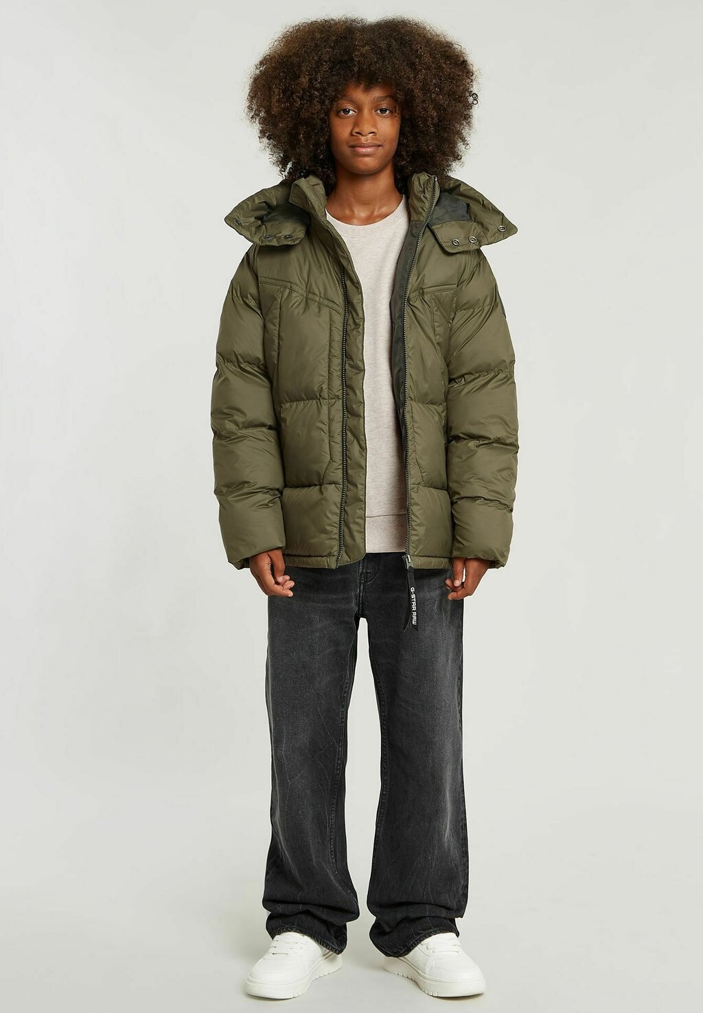 

Зимняя куртка PADDED HOODED G-STAR, зеленый
