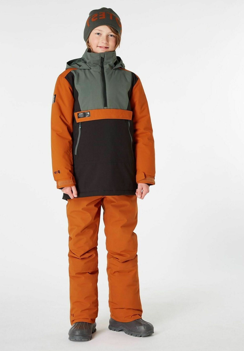 Лыжная куртка PRTISAACT JR Protest, цвет huntergreen