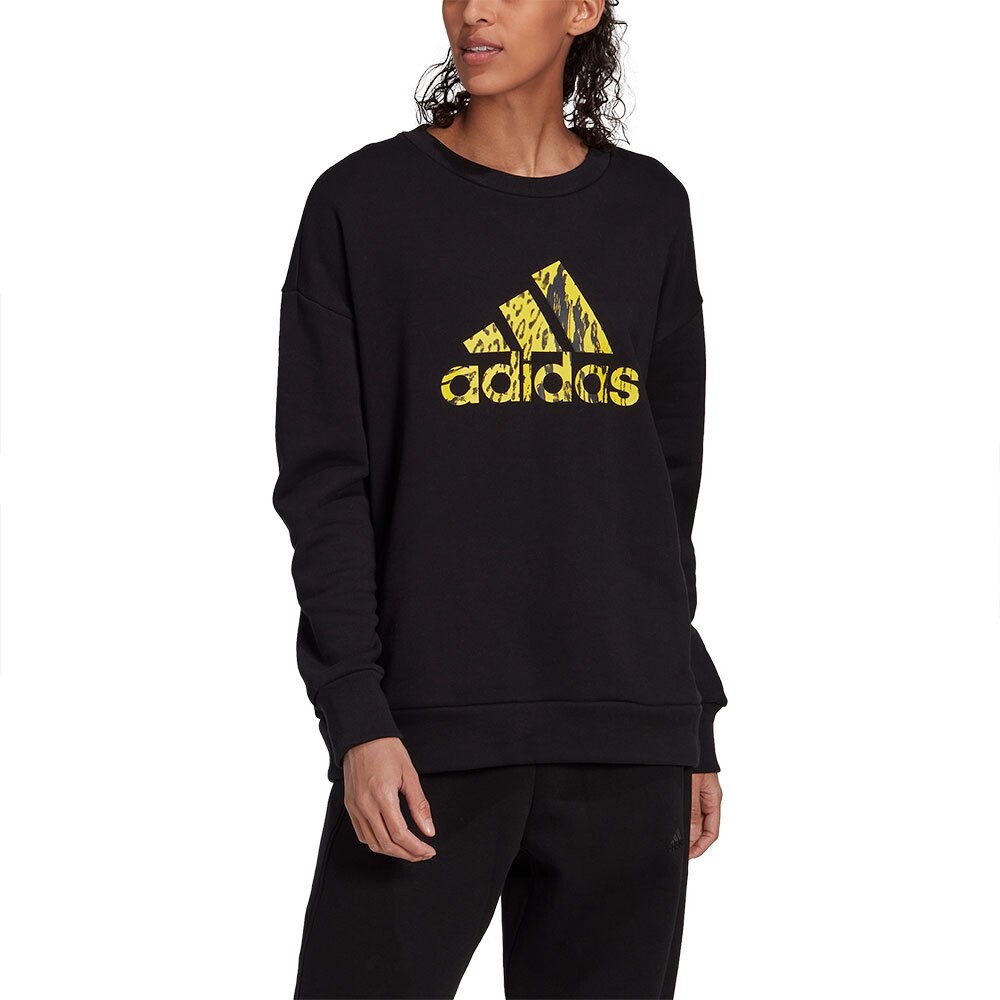 

Толстовка adidas Sportswear Future Icons Animal Print, черный