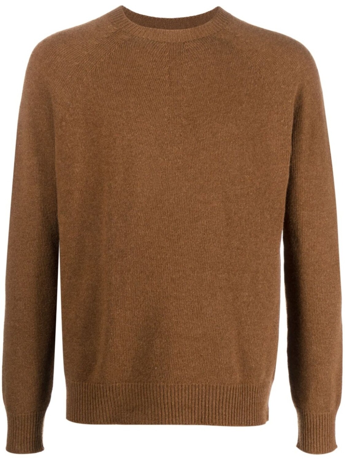 

Jil Sander джемпер из смеси шерсти и кашемира тонкой вязки, коричневый
