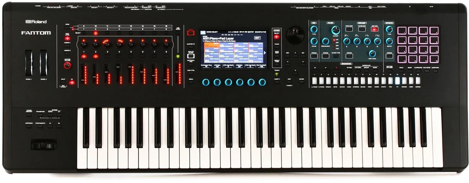 

Клавиатура музыкальной рабочей станции Roland FANTOM-6
