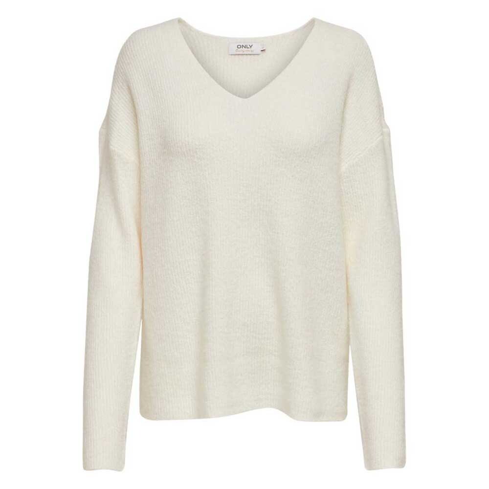 

Свитер Only Camilla V-Neck Knit, бежевый