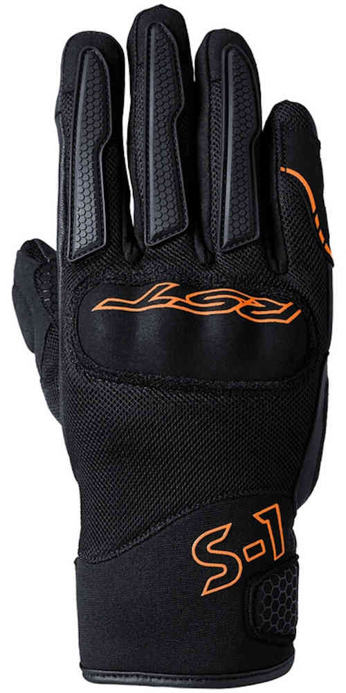 Сетчатые мотоциклетные перчатки S1 RST, черный/оранжевый чехол mypads fondina bicolore для bluboo s1 6 64gb