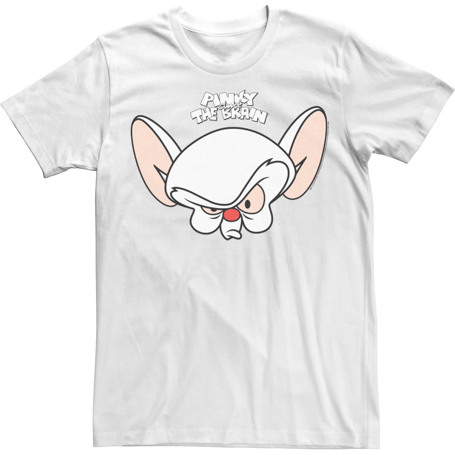 Мужская футболка Pinky And The Brain с большим лицом Licensed Character