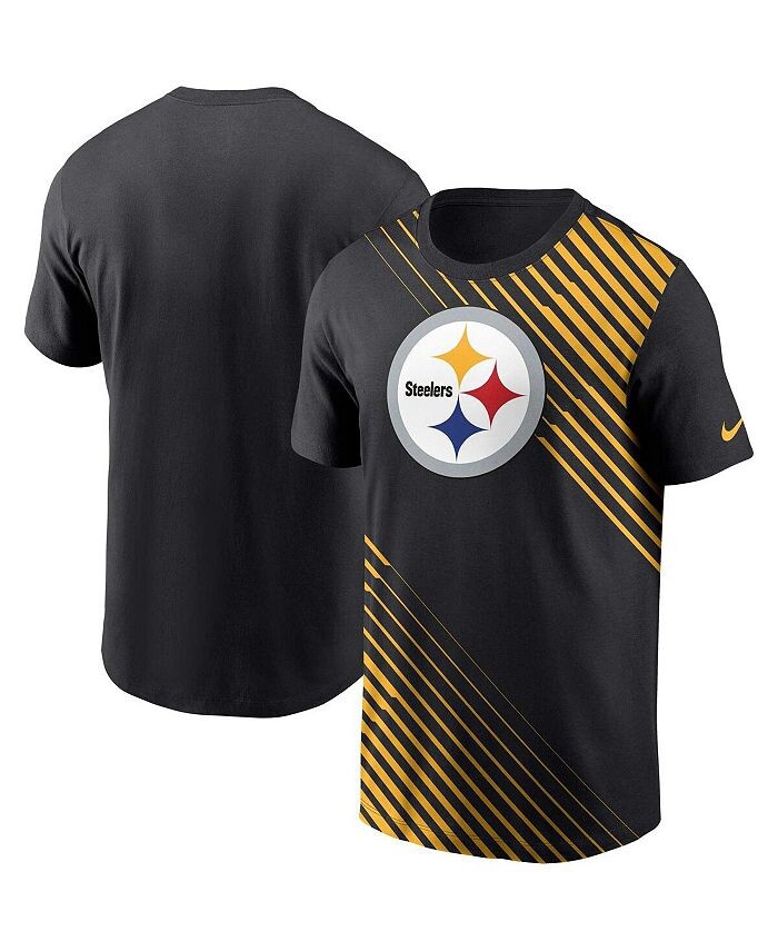 

Мужская черная футболка Pittsburgh Steelers Yard Line Fashion Asbury Nike, черный