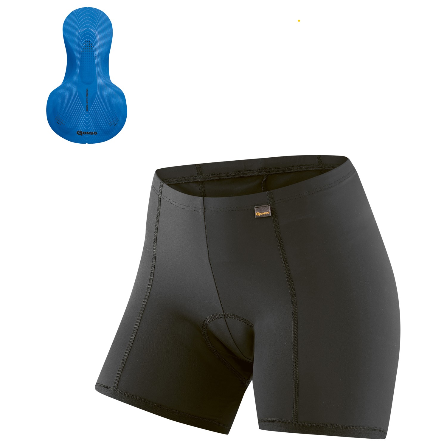 Велосипедные шорты Gonso Women's Sitivo Blue Underwear, цвет Black/Skydiver