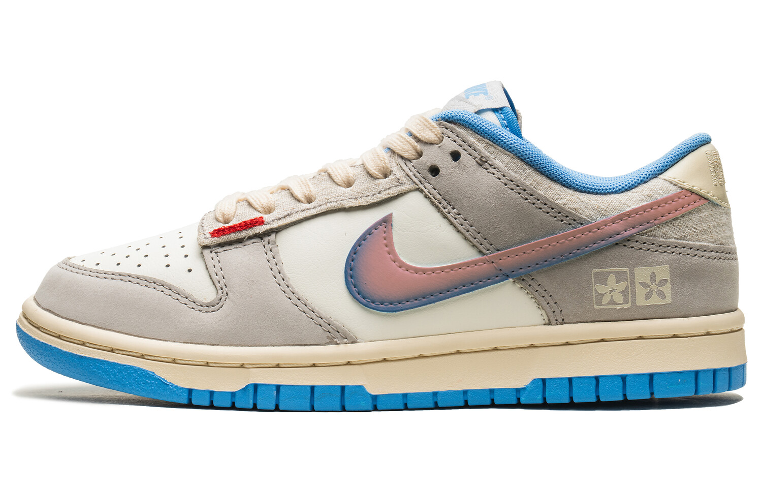 

Кроссовки Nike Dunk Skateboarding Shoes Unisex Low-top Gray, серый