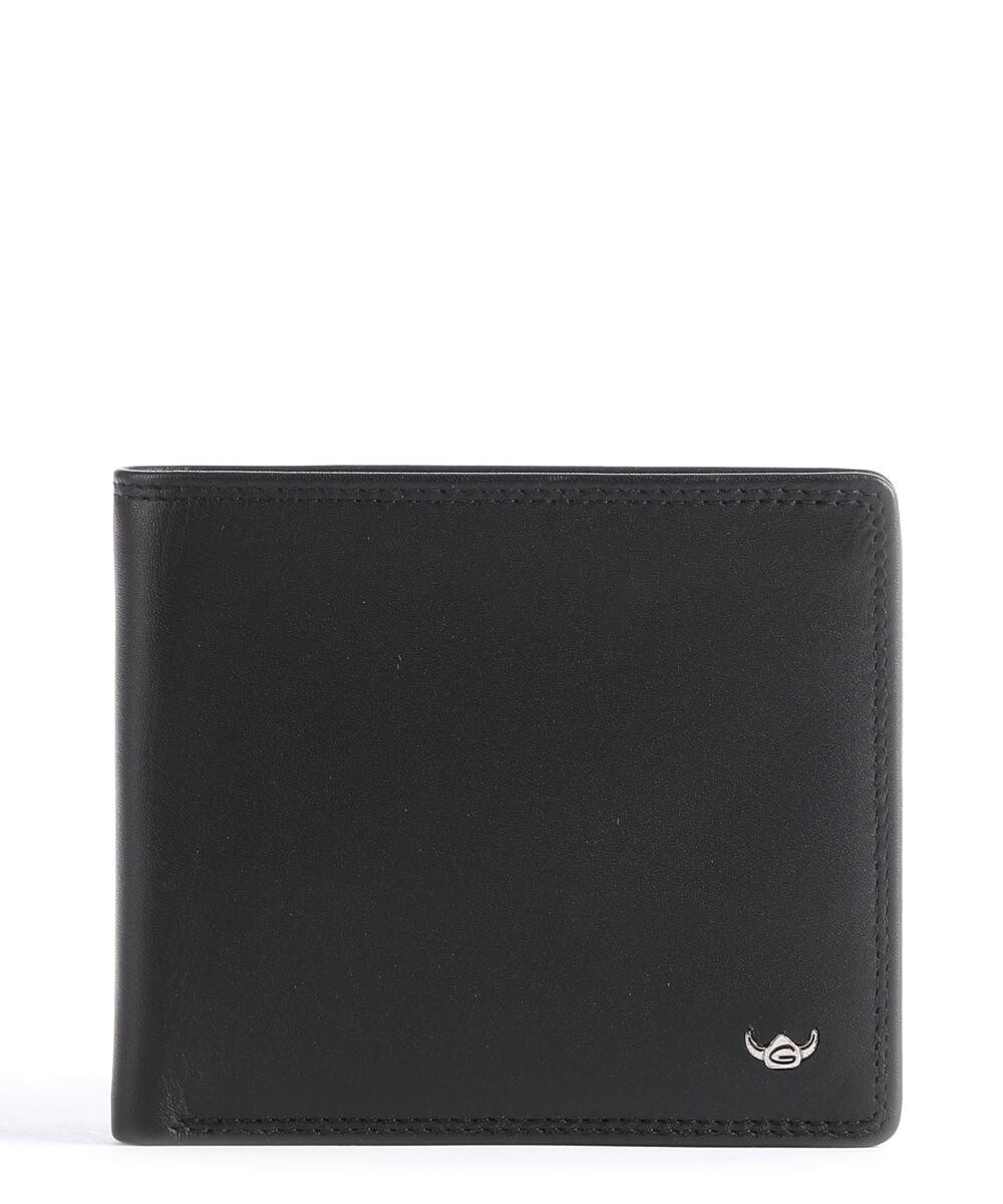 

Polo RFID RFID-кошелек из мелкозернистой яловой кожи Golden Head, черный