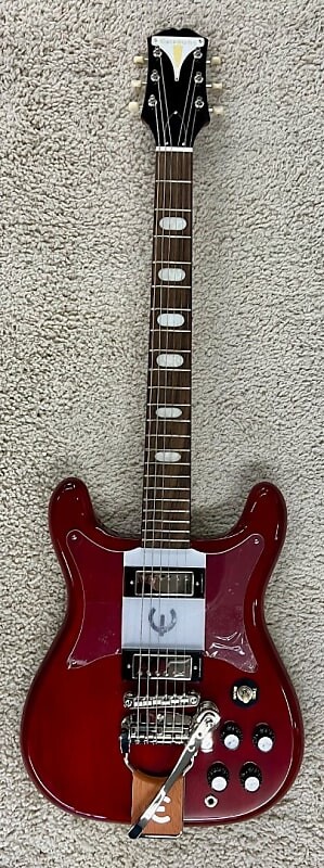 

Электрогитара Epiphone Crestwood Custom Guitar, Laurel Fretboard, Tremotone Tailpiece, Cherry