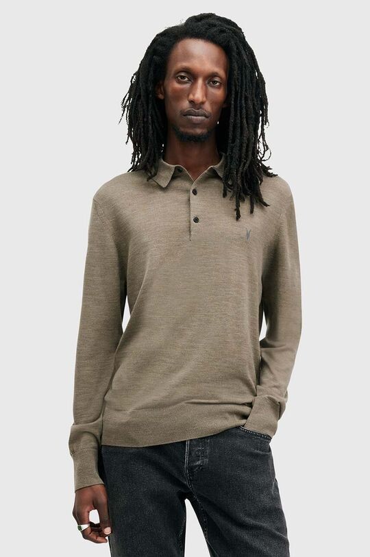 

Свитер MODE из шерсти MERINO AllSaints, зеленый