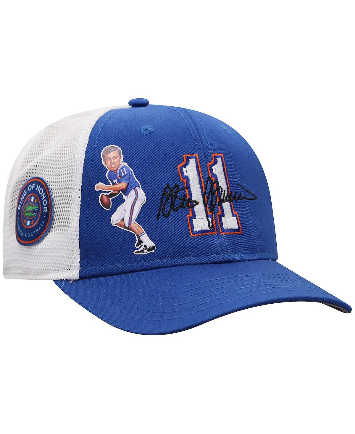 

Мужская кепка Steve Spurrier Royal, White Florida Gators Ring of Honor Trucker Snapback Top of the World