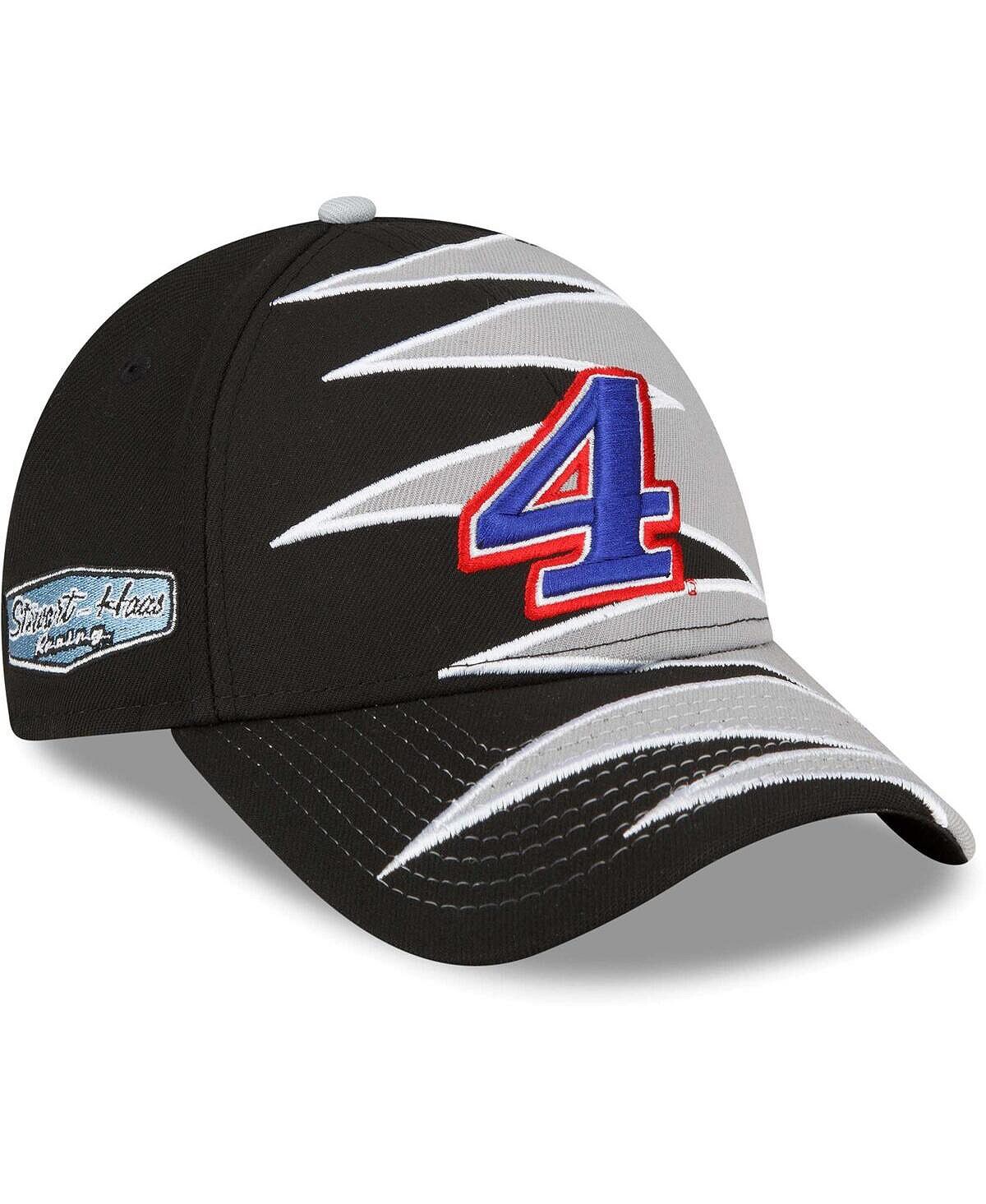 

Мужская черная, серая регулируемая шляпа Kevin Harvick 9FORTY с зигзагообразной застежкой New Era