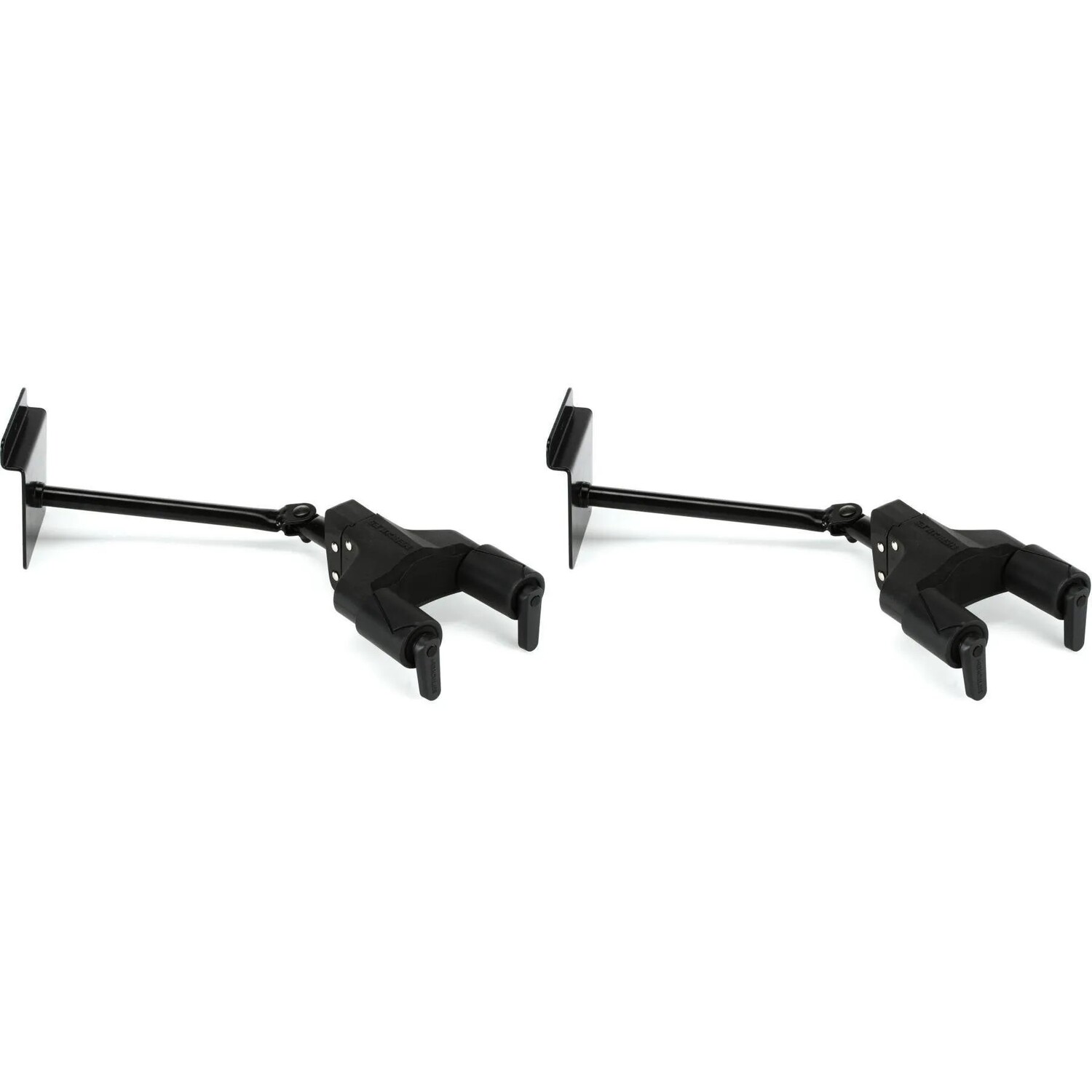 

Новые стойки Hercules GSP40SB PLUS Настенное крепление для планки, вешалка для гитары на длинном кронштейне с системой автоматического захвата (2 шт.)