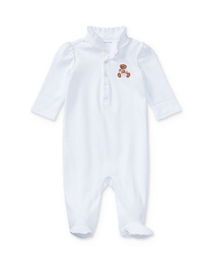 

Комбинезон Polo Bear с вышивкой для девочек - для малышей Ralph Lauren