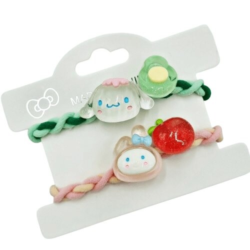 

Cinnamoroll I My Melody, Резинки для витых волос, 2 шт Inna Marka