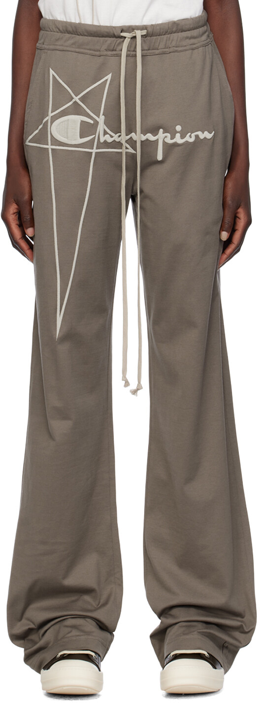 

Серые брюки для отдыха Rick Owens Champion Edition Dietrich, Серый