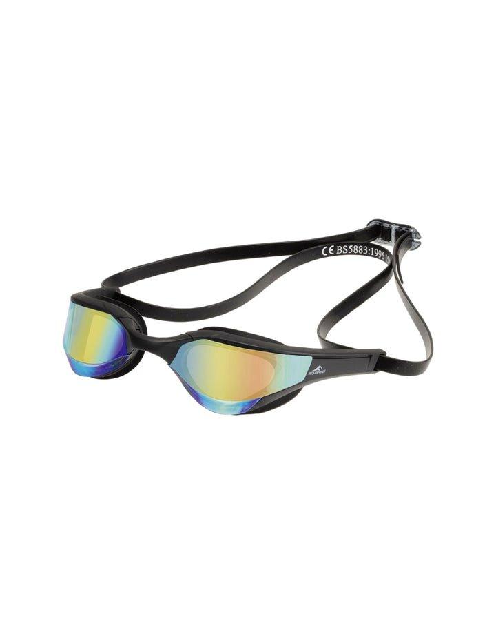 Зеркальные очки для плавания Speedblue Aquafeel, черный очки для плавания для взрослых для близорукости водонепроницаемые с ушками для плавания по рецепту незапотевающие очки для дайвинга